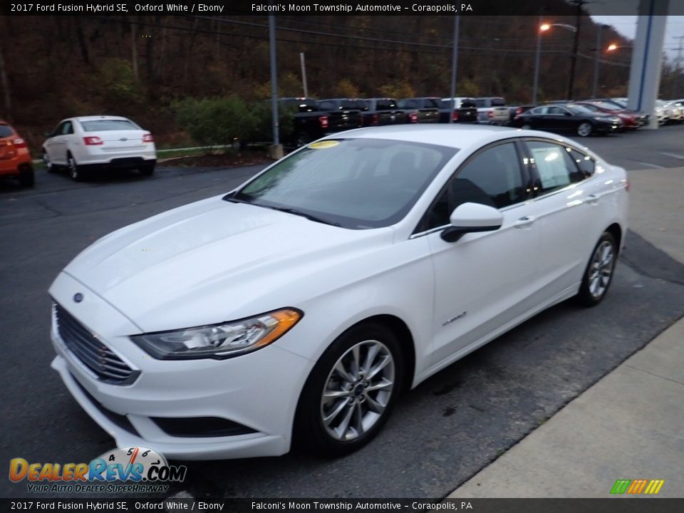 2017 Ford Fusion Hybrid SE Oxford White / Ebony Photo #7