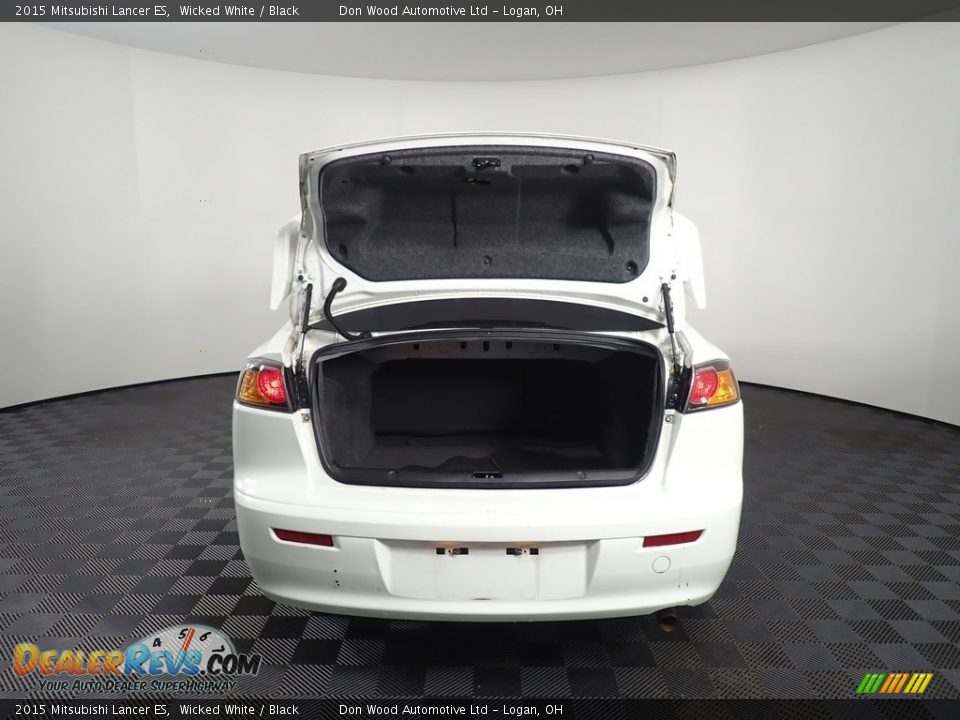 2015 Mitsubishi Lancer ES Wicked White / Black Photo #12