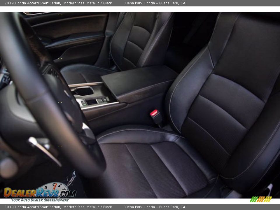 2019 Honda Accord Sport Sedan Modern Steel Metallic / Black Photo #18