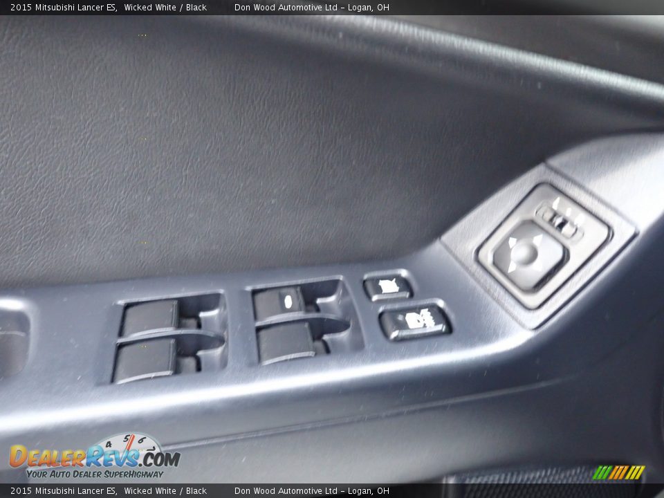 2015 Mitsubishi Lancer ES Wicked White / Black Photo #17