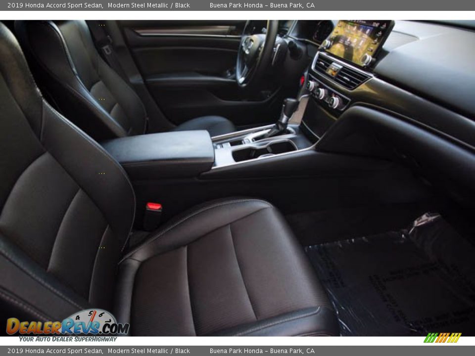 2019 Honda Accord Sport Sedan Modern Steel Metallic / Black Photo #23