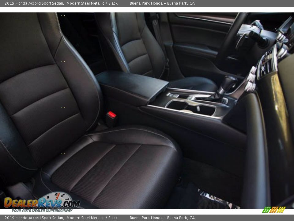 2019 Honda Accord Sport Sedan Modern Steel Metallic / Black Photo #24