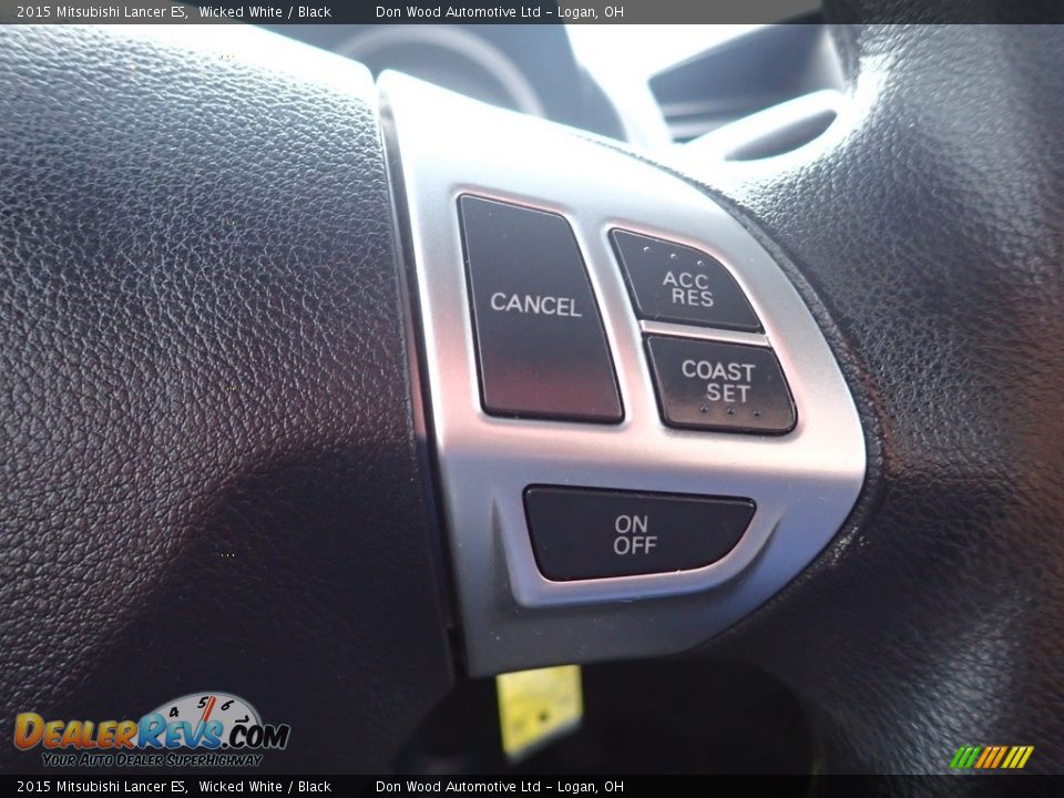 2015 Mitsubishi Lancer ES Wicked White / Black Photo #23