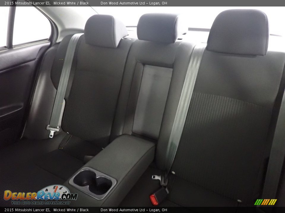 2015 Mitsubishi Lancer ES Wicked White / Black Photo #30