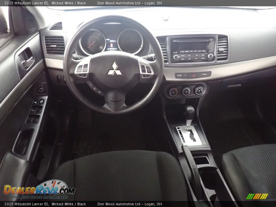 2015 Mitsubishi Lancer ES Wicked White / Black Photo #33