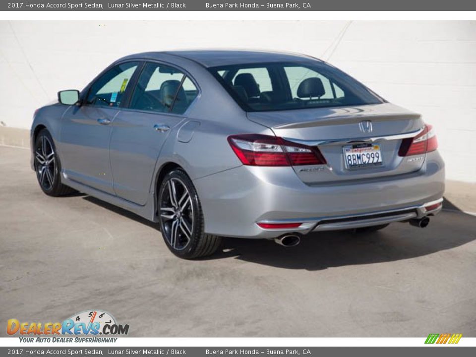 2017 Honda Accord Sport Sedan Lunar Silver Metallic / Black Photo #2