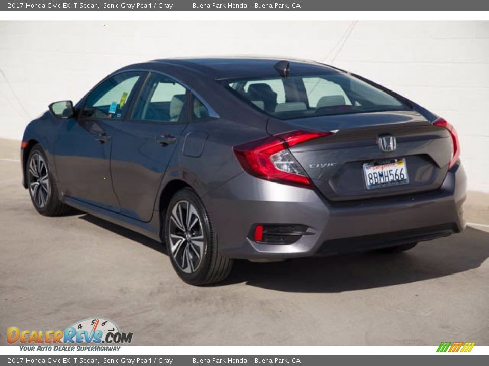 2017 Honda Civic EX-T Sedan Sonic Gray Pearl / Gray Photo #2