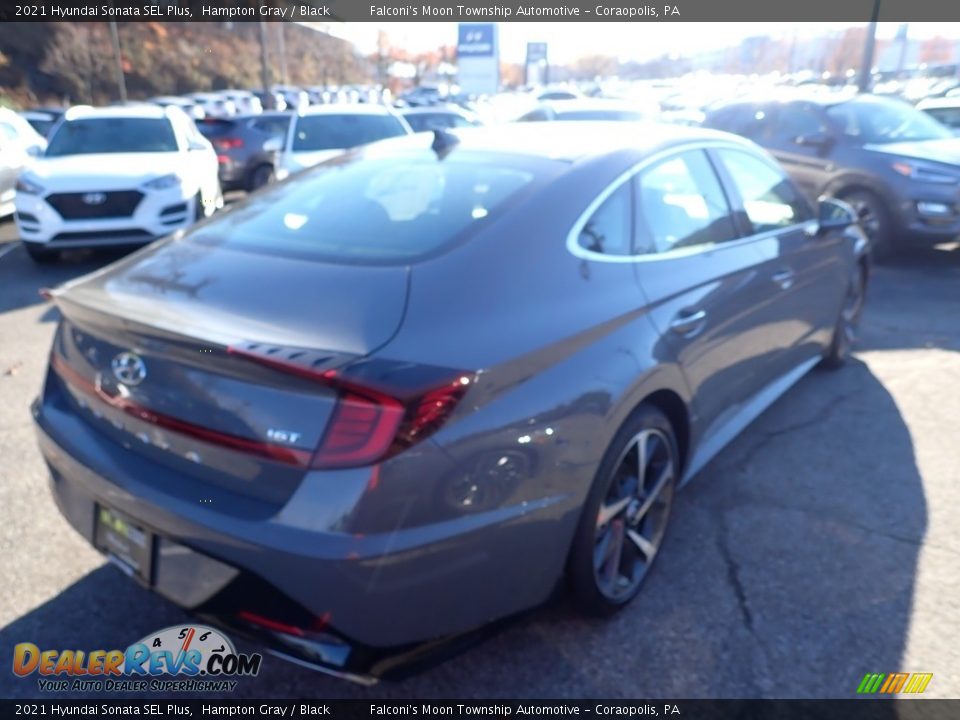 2021 Hyundai Sonata SEL Plus Hampton Gray / Black Photo #2