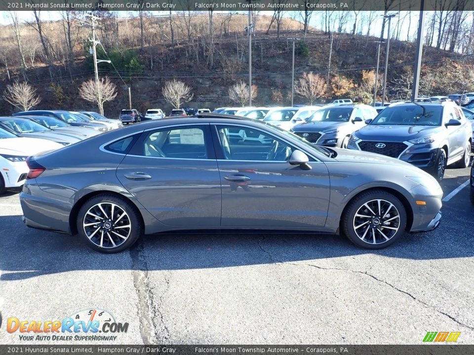 2021 Hyundai Sonata Limited Hampton Gray / Dark Gray Photo #1