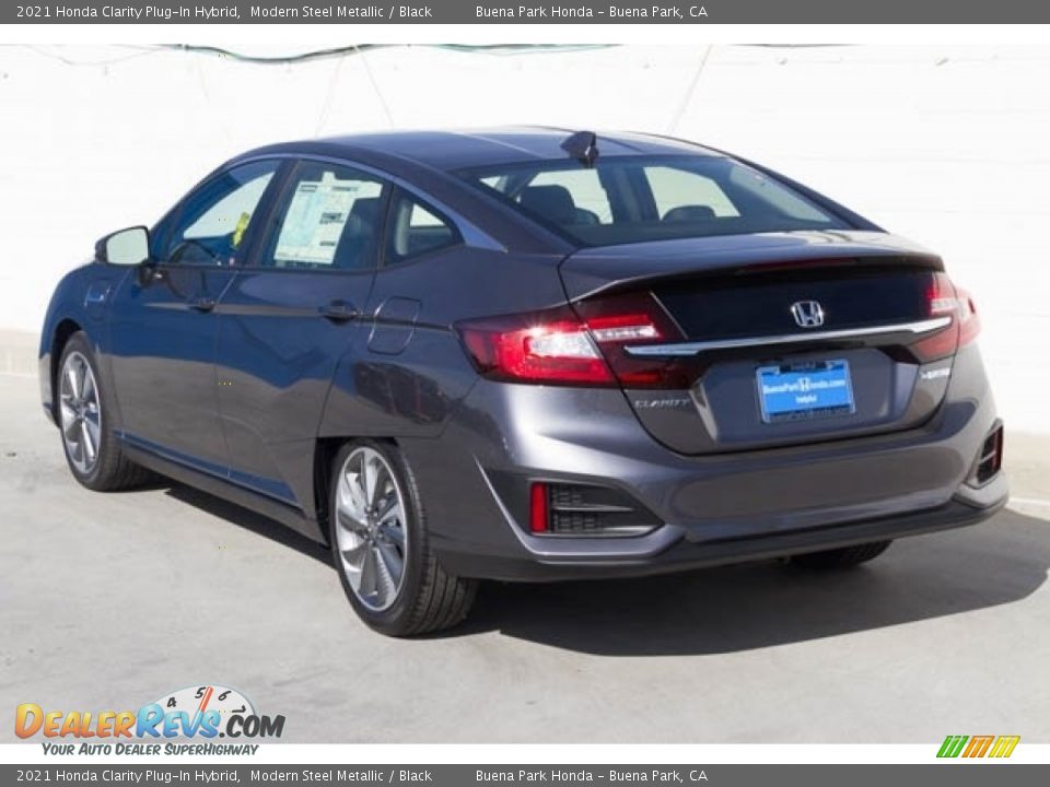 2021 Honda Clarity Plug-In Hybrid Modern Steel Metallic / Black Photo #2