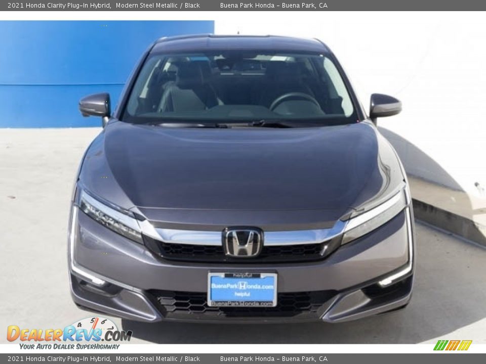 2021 Honda Clarity Plug-In Hybrid Modern Steel Metallic / Black Photo #3