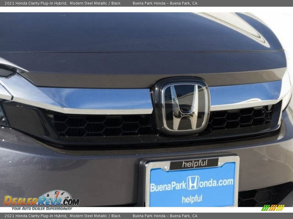 2021 Honda Clarity Plug-In Hybrid Modern Steel Metallic / Black Photo #4