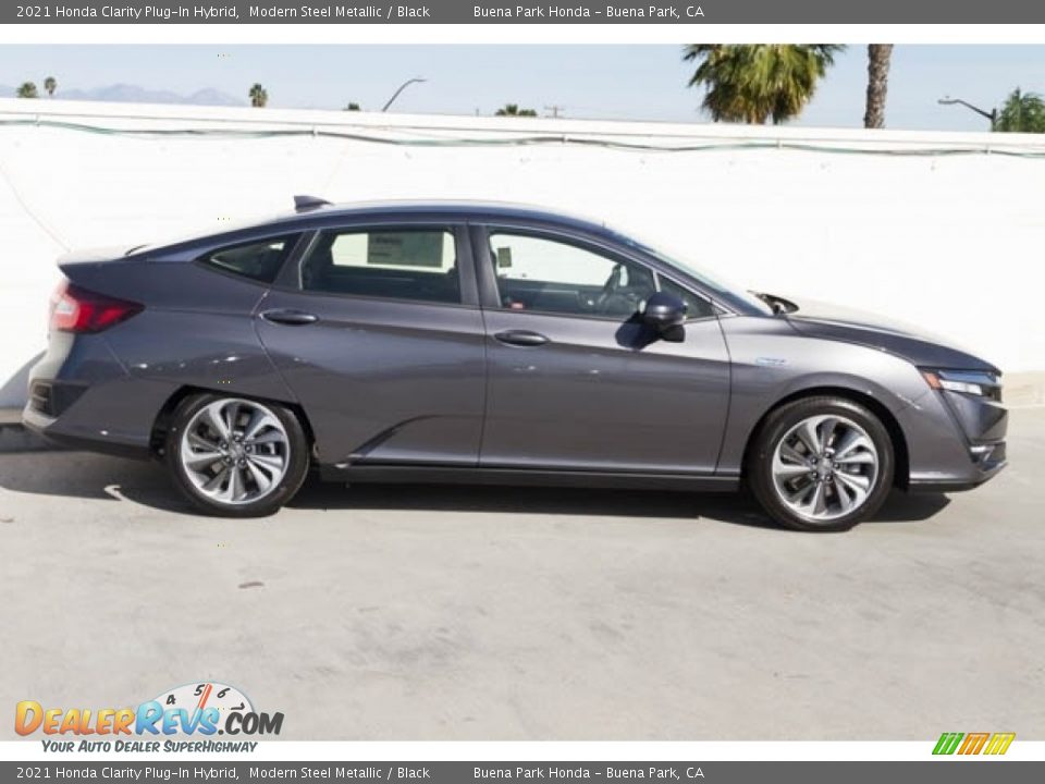 2021 Honda Clarity Plug-In Hybrid Modern Steel Metallic / Black Photo #5