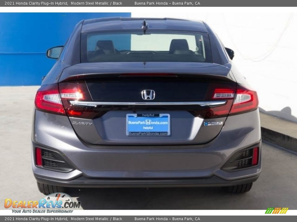 2021 Honda Clarity Plug-In Hybrid Modern Steel Metallic / Black Photo #6