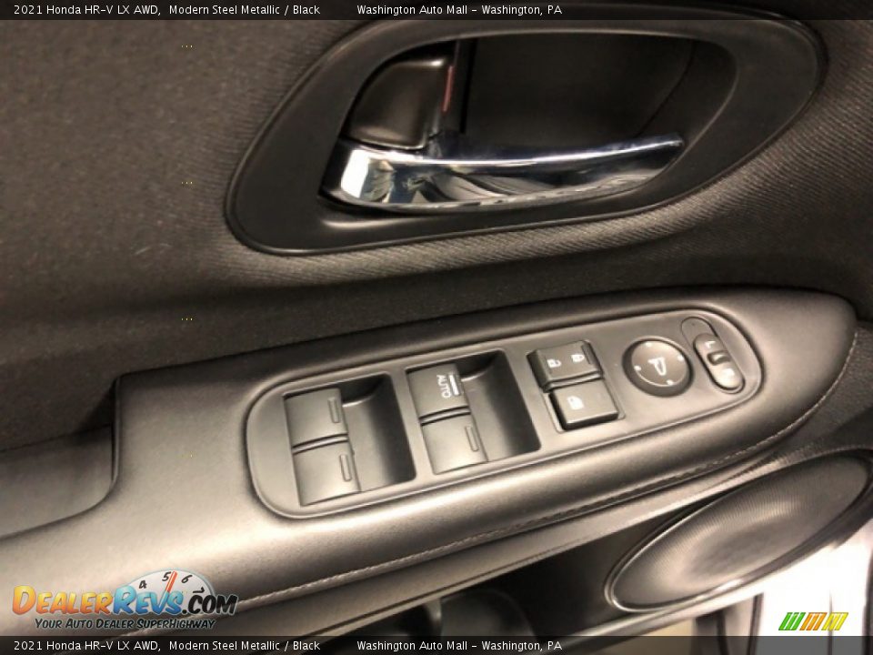 2021 Honda HR-V LX AWD Modern Steel Metallic / Black Photo #8