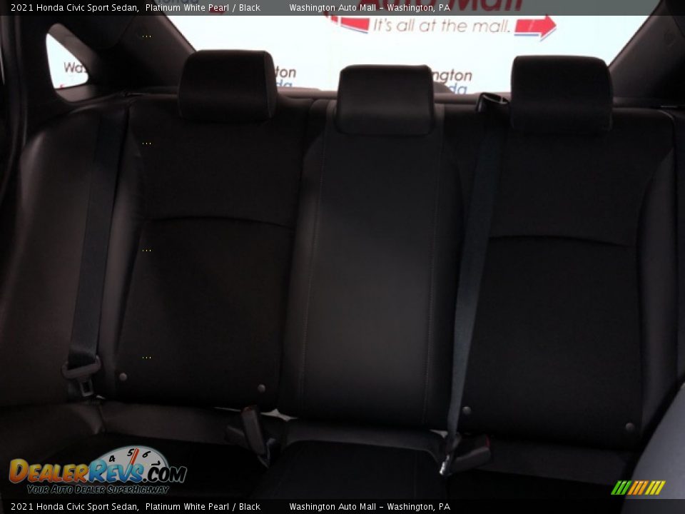 2021 Honda Civic Sport Sedan Platinum White Pearl / Black Photo #6