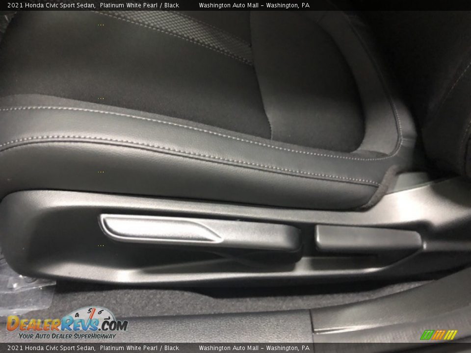 2021 Honda Civic Sport Sedan Platinum White Pearl / Black Photo #9