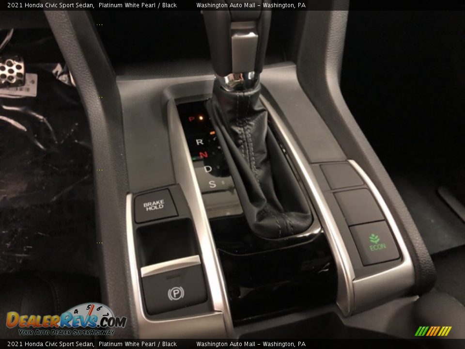 2021 Honda Civic Sport Sedan Platinum White Pearl / Black Photo #17