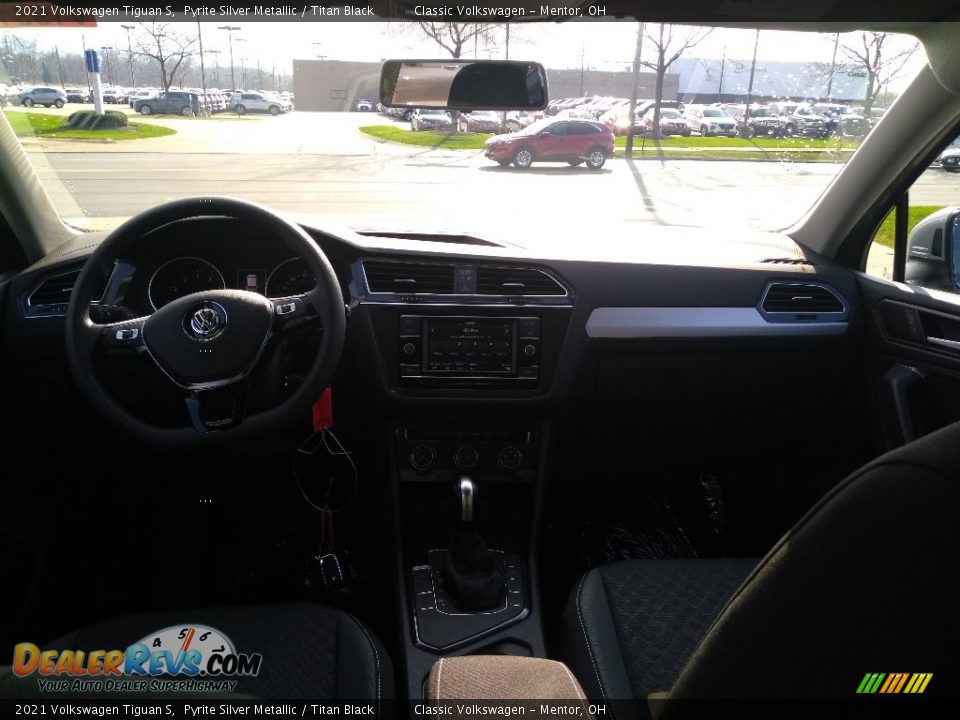 2021 Volkswagen Tiguan S Pyrite Silver Metallic / Titan Black Photo #3
