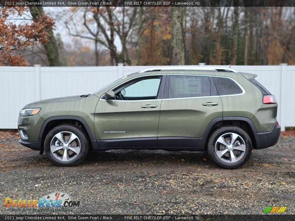 Olive Green Pearl 2021 Jeep Cherokee Limited 4x4 Photo #4