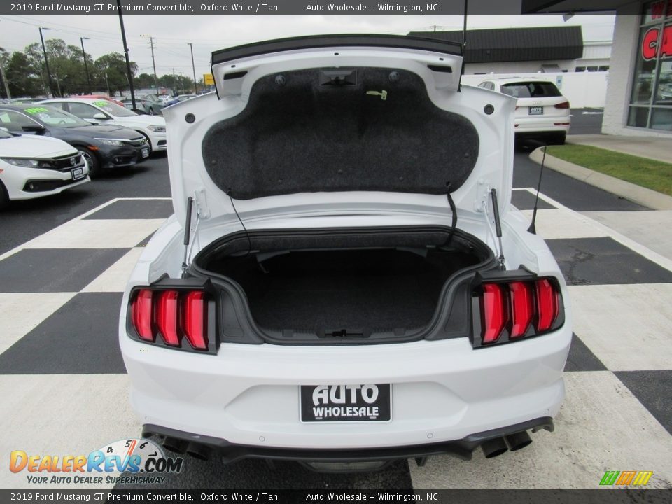 2019 Ford Mustang GT Premium Convertible Oxford White / Tan Photo #6