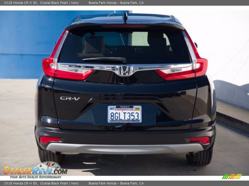 2018 Honda CR-V EX Crystal Black Pearl / Ivory Photo #9