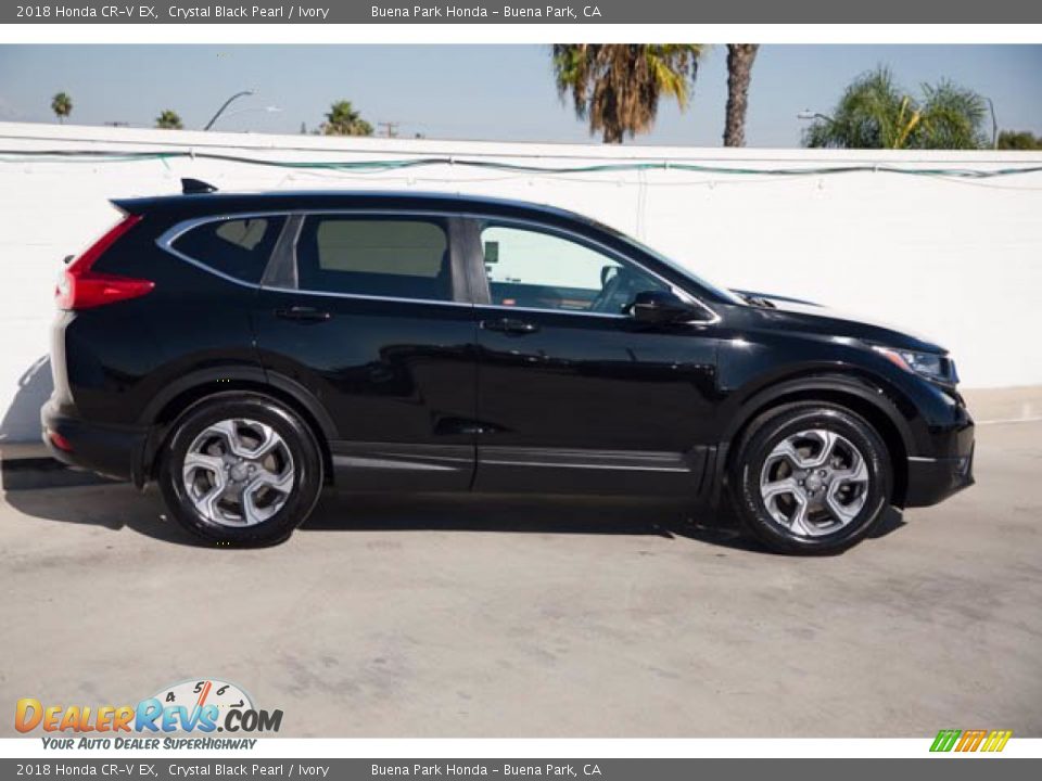 2018 Honda CR-V EX Crystal Black Pearl / Ivory Photo #10