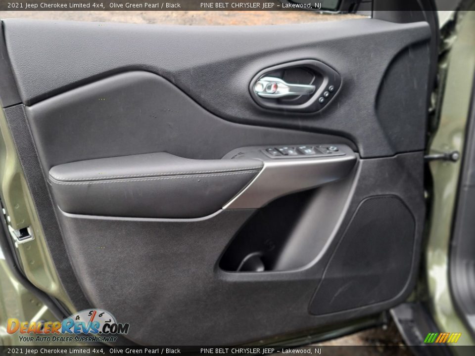 2021 Jeep Cherokee Limited 4x4 Olive Green Pearl / Black Photo #12