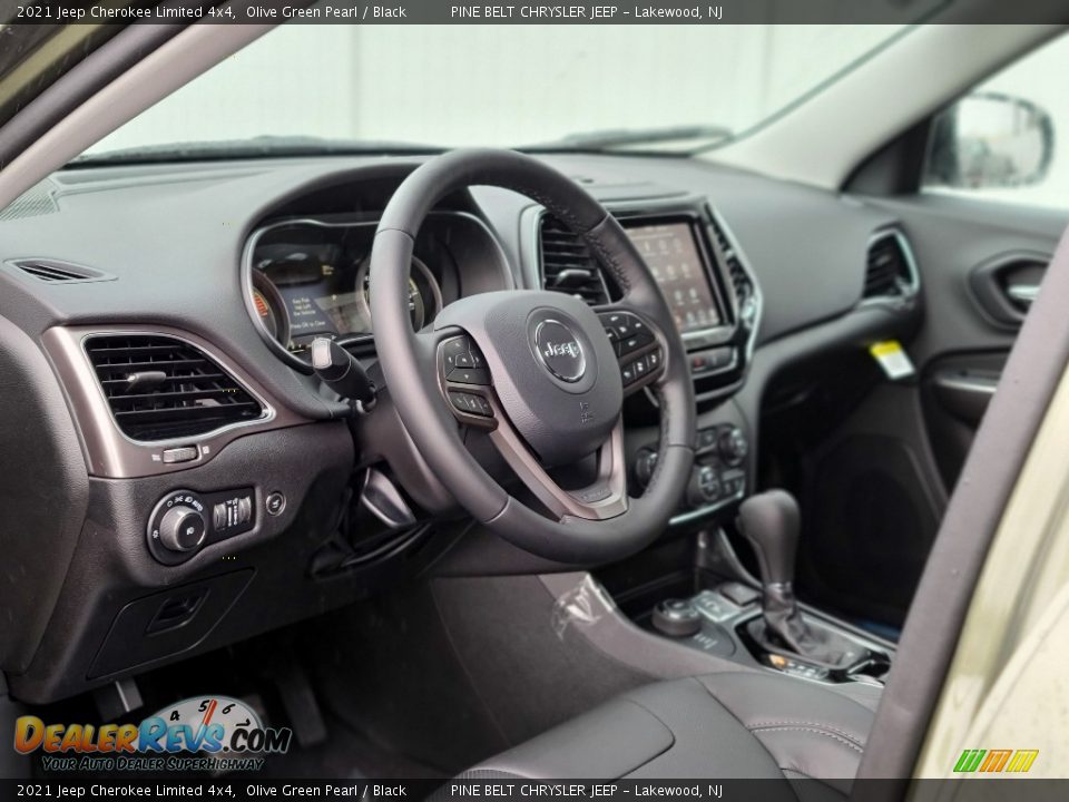 2021 Jeep Cherokee Limited 4x4 Olive Green Pearl / Black Photo #13