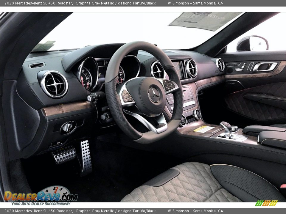 Dashboard of 2020 Mercedes-Benz SL 450 Roadster Photo #4