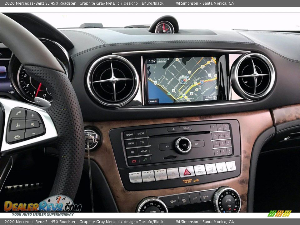 Controls of 2020 Mercedes-Benz SL 450 Roadster Photo #6