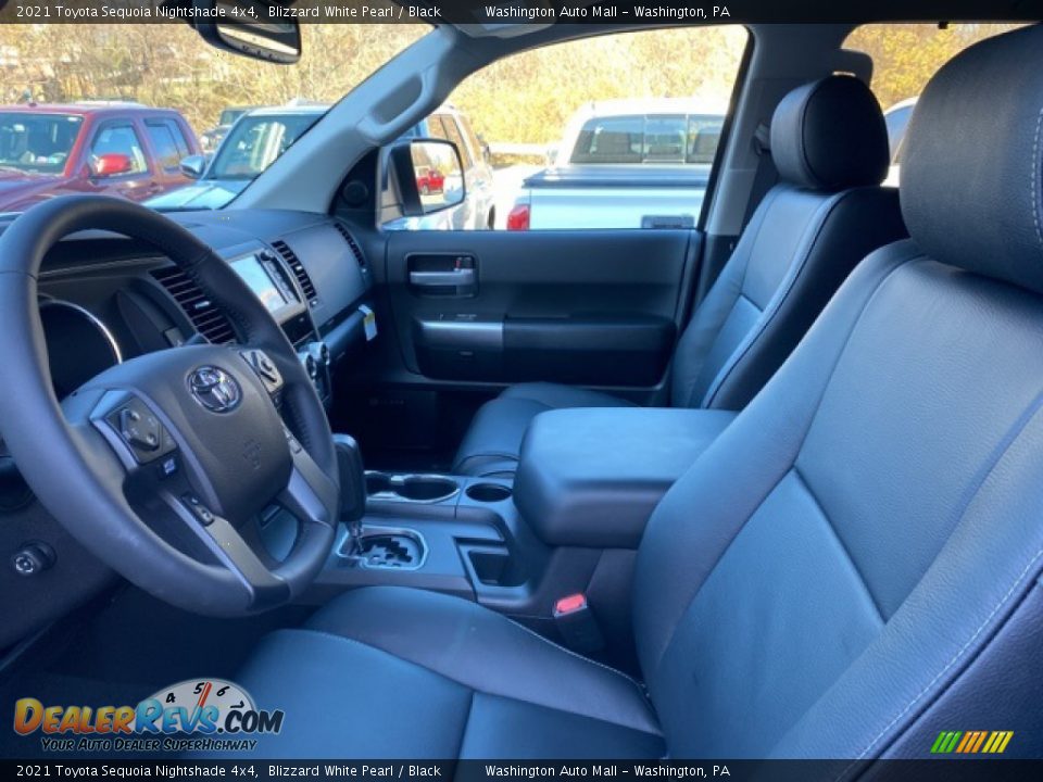 Front Seat of 2021 Toyota Sequoia Nightshade 4x4 Photo #4