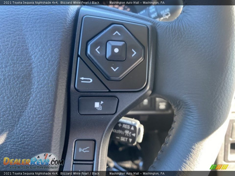 2021 Toyota Sequoia Nightshade 4x4 Steering Wheel Photo #7