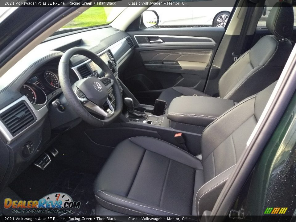 Titan Black Interior - 2021 Volkswagen Atlas SE R-Line Photo #4