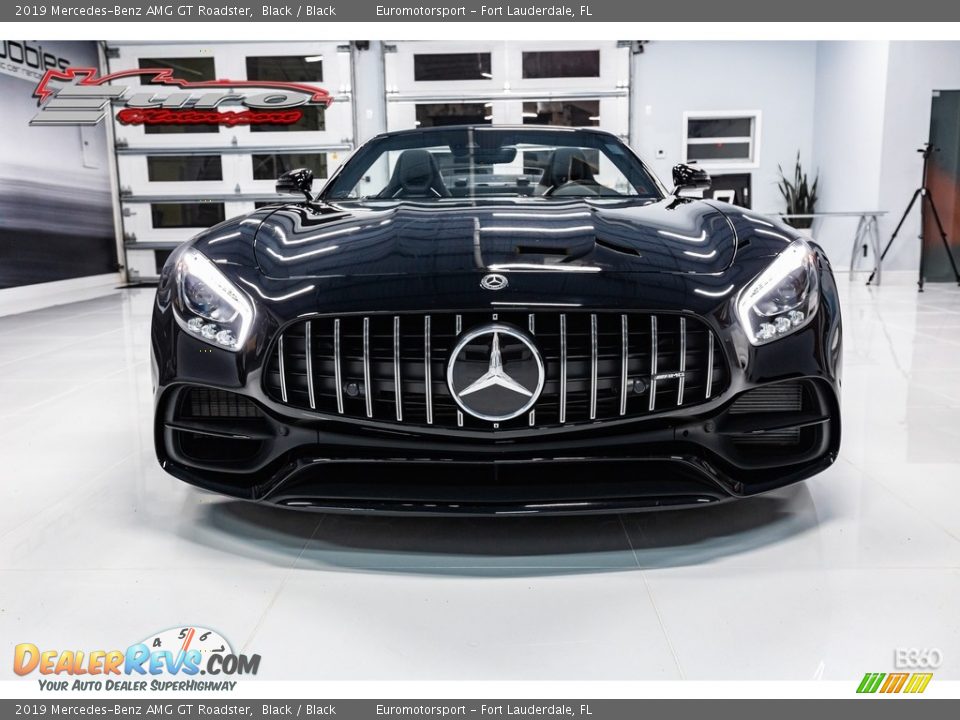 2019 Mercedes-Benz AMG GT Roadster Black / Black Photo #3