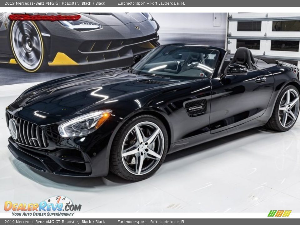 2019 Mercedes-Benz AMG GT Roadster Black / Black Photo #4