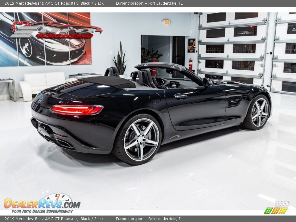 2019 Mercedes-Benz AMG GT Roadster Black / Black Photo #7