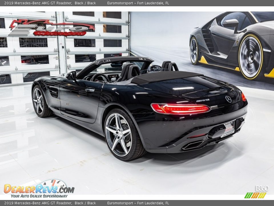 2019 Mercedes-Benz AMG GT Roadster Black / Black Photo #9