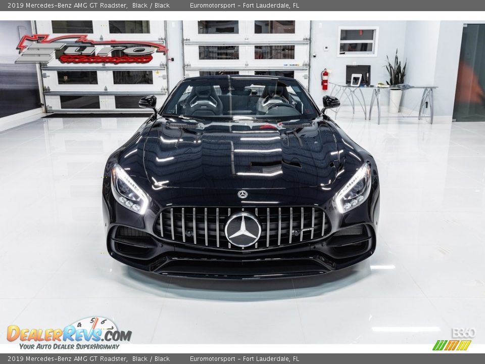 2019 Mercedes-Benz AMG GT Roadster Black / Black Photo #10