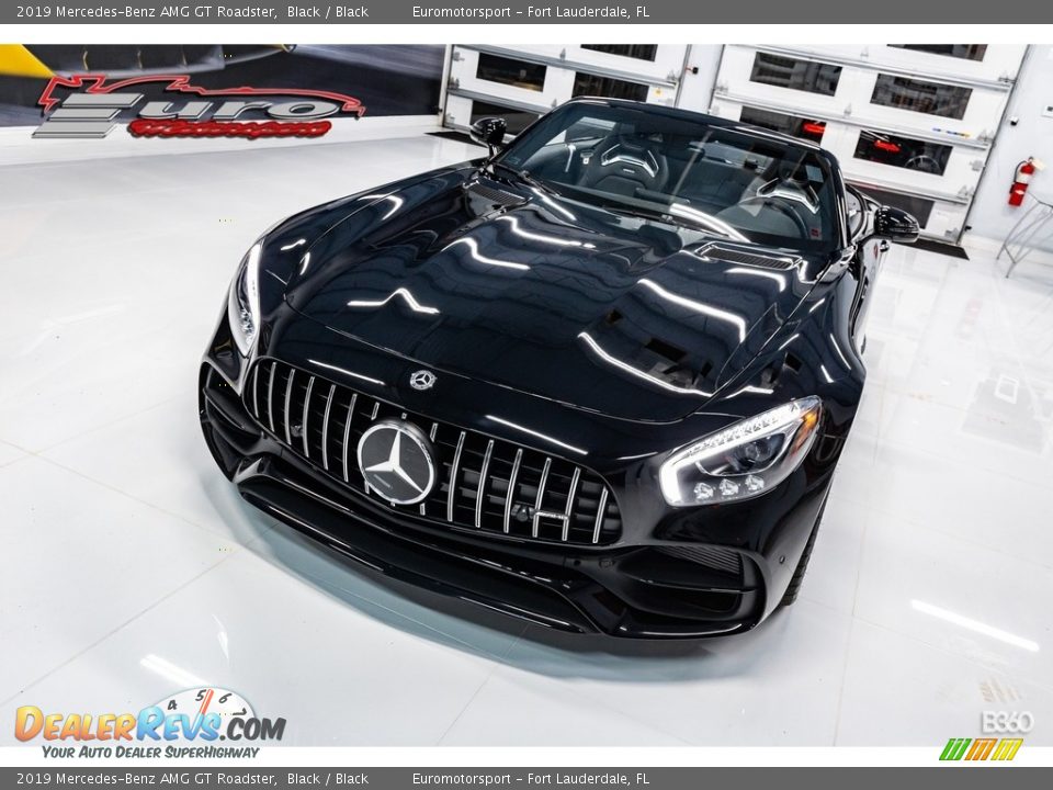 2019 Mercedes-Benz AMG GT Roadster Black / Black Photo #12