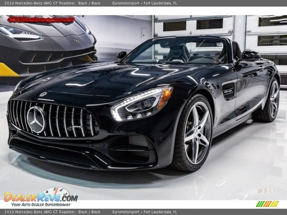 2019 Mercedes-Benz AMG GT Roadster Black / Black Photo #13