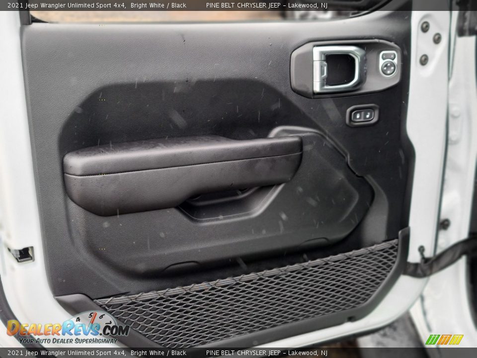 2021 Jeep Wrangler Unlimited Sport 4x4 Bright White / Black Photo #12