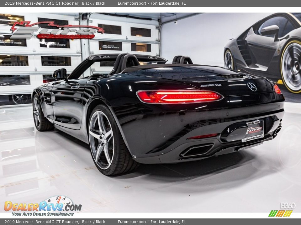 2019 Mercedes-Benz AMG GT Roadster Black / Black Photo #14