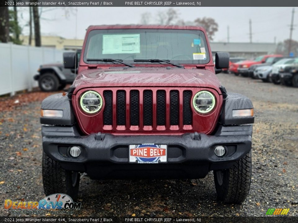 2021 Jeep Wrangler Islander 4x4 Snazzberry Pearl / Black Photo #3