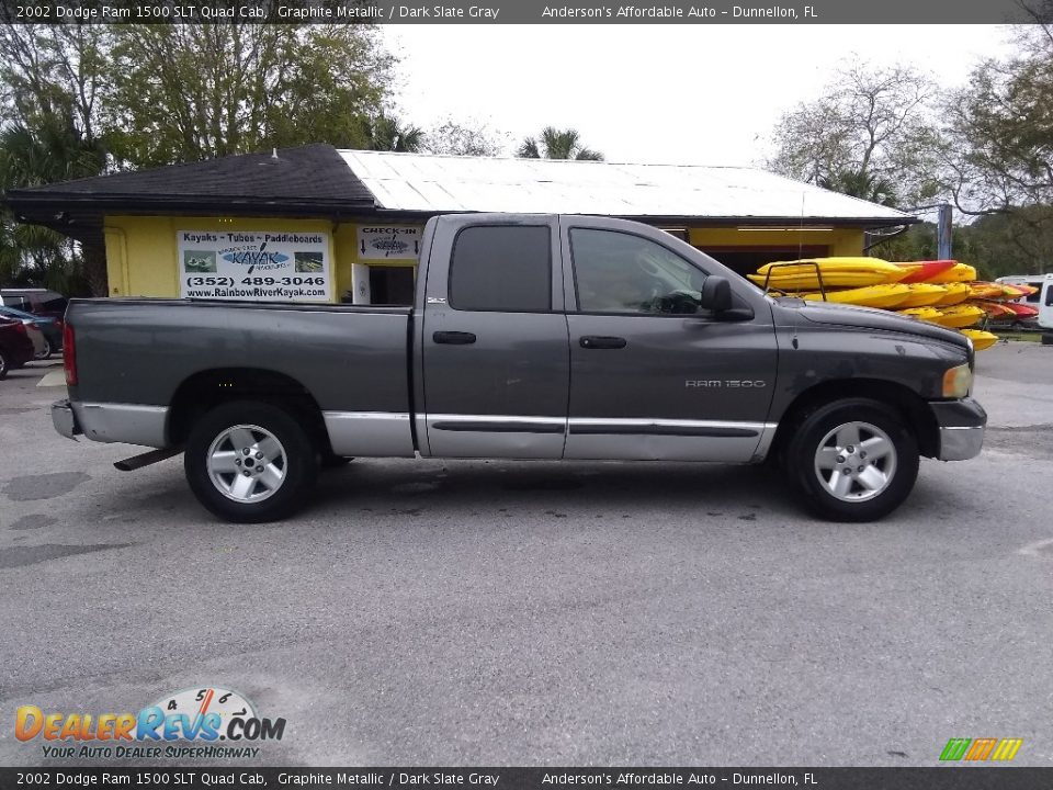 2002 Dodge Ram 1500 SLT Quad Cab Graphite Metallic / Dark Slate Gray Photo #2