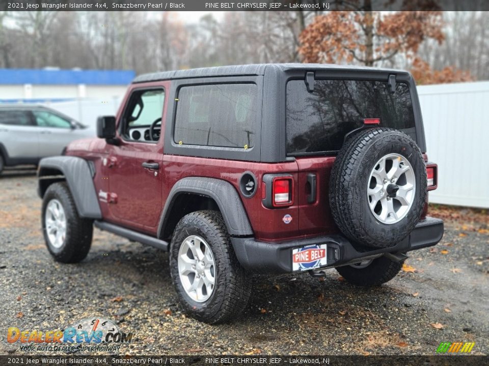 2021 Jeep Wrangler Islander 4x4 Snazzberry Pearl / Black Photo #6