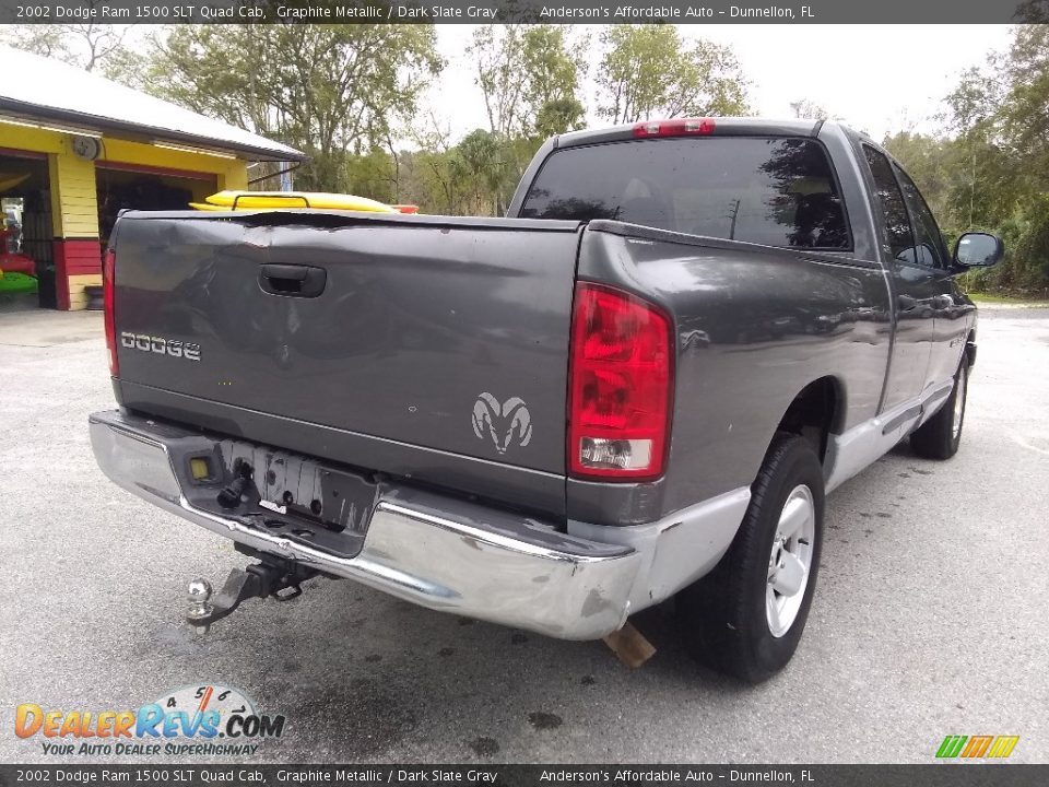 2002 Dodge Ram 1500 SLT Quad Cab Graphite Metallic / Dark Slate Gray Photo #3