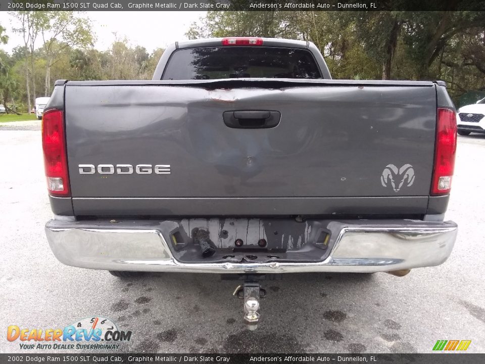 2002 Dodge Ram 1500 SLT Quad Cab Graphite Metallic / Dark Slate Gray Photo #4