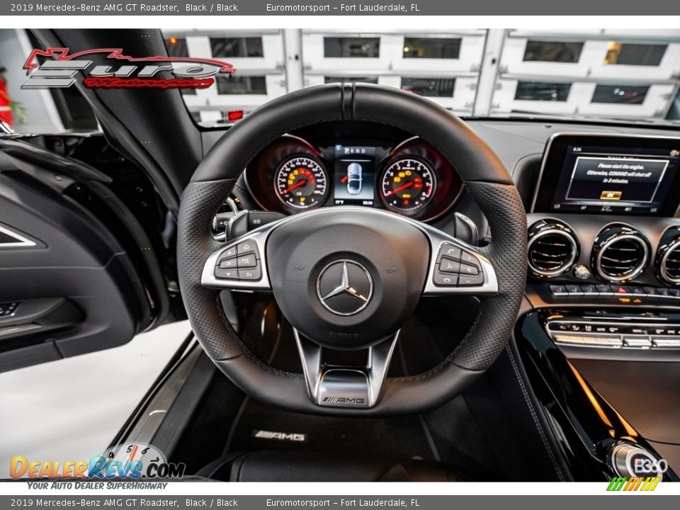 2019 Mercedes-Benz AMG GT Roadster Black / Black Photo #26