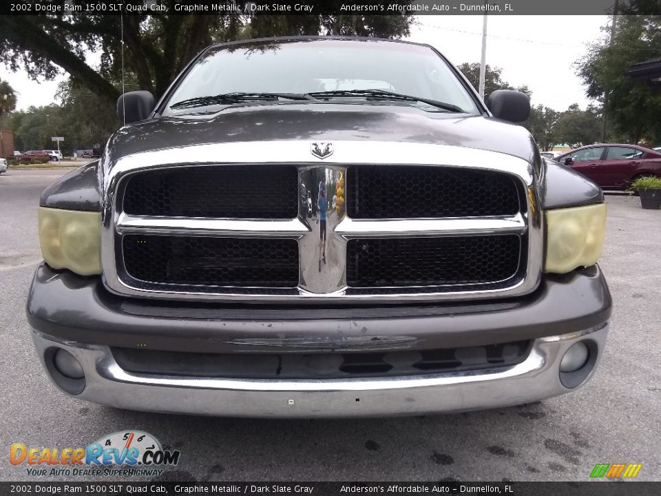 2002 Dodge Ram 1500 SLT Quad Cab Graphite Metallic / Dark Slate Gray Photo #8